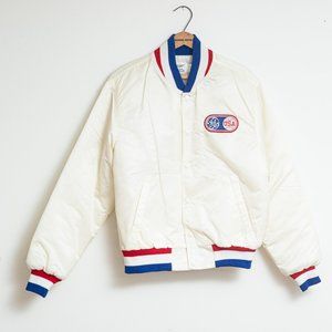 1984  VTG USA Amateur Baseball Team Satin Jacket-Size Medium